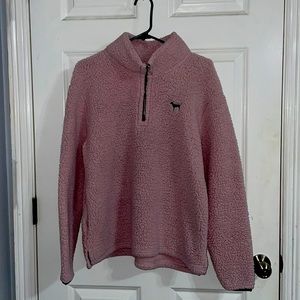Pink Sherpa pull over